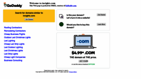 What Incights.com website looked like in 2019 (4 years ago)
