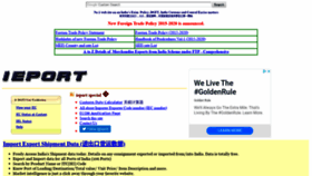 What Ieport.com website looked like in 2019 (4 years ago)