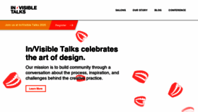 What Invisibletalks.com website looked like in 2019 (4 years ago)