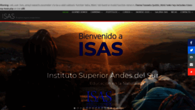 What Isas.edu.ar website looked like in 2019 (4 years ago)
