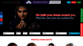 What Indianmuslimwedding.com website looked like in 2019 (4 years ago)