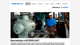 What Interplant.com.pe website looked like in 2019 (4 years ago)