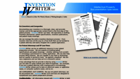 What Inventionwriter.com website looked like in 2019 (4 years ago)