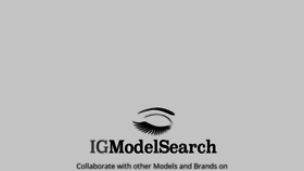 What Igmodelsearch.com website looked like in 2019 (4 years ago)