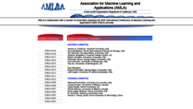 What Icmla-conference.org website looked like in 2019 (4 years ago)