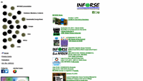 What Inforse.org website looked like in 2019 (4 years ago)