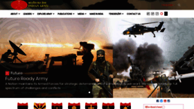 What Indianarmy.nic.in website looked like in 2019 (4 years ago)