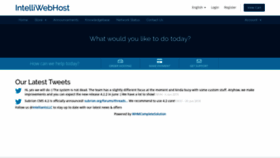 What Intelliwebhost.com website looked like in 2019 (4 years ago)