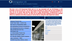 What Immigration4us.com website looked like in 2019 (4 years ago)