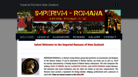 What Imperium-romana.org website looked like in 2019 (4 years ago)