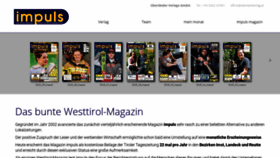 What Impuls-magazin.at website looked like in 2019 (4 years ago)