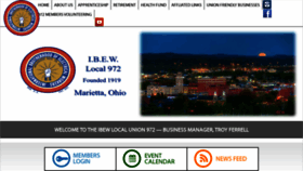 What Ibew972.com website looked like in 2019 (4 years ago)