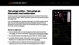 What Insiderviden.dk website looked like in 2019 (4 years ago)