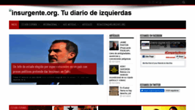 What Insurgente.org website looked like in 2019 (4 years ago)