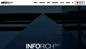 What Inforichjapan.com website looked like in 2019 (4 years ago)