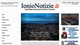 What Ionionotizie.it website looked like in 2019 (5 years ago)
