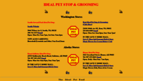 What Idealpet.com website looked like in 2019 (4 years ago)