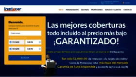 What Irentacar.mx website looked like in 2019 (4 years ago)