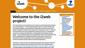 What I2web.eu website looked like in 2019 (4 years ago)
