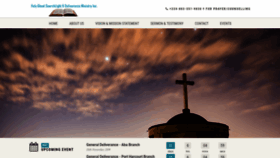 What Intercessorjehovah.com website looked like in 2019 (4 years ago)