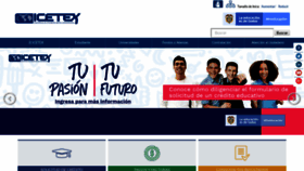 What Icetex.gov.co website looked like in 2019 (5 years ago)