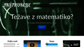 What Instrukcije.eu website looked like in 2019 (4 years ago)