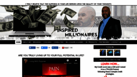 What Inspiredmillionaires.com website looked like in 2019 (4 years ago)