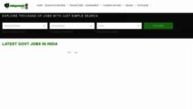 What Indiagovtnaukri.com website looked like in 2019 (4 years ago)