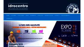 What Idrocentro.com website looked like in 2019 (4 years ago)