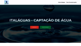 What Italaguas.pt website looked like in 2019 (4 years ago)