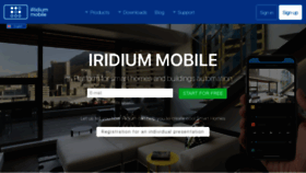 What Iridi.com website looked like in 2019 (4 years ago)