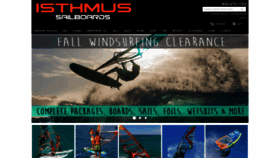 What Isthmussailboards.com website looked like in 2019 (4 years ago)