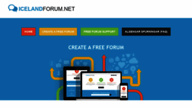 What Icelandforum.net website looked like in 2019 (4 years ago)