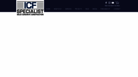 What Icfspecialist.com website looked like in 2019 (4 years ago)
