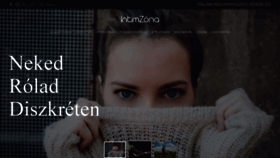 What Intimzona.hu website looked like in 2019 (4 years ago)