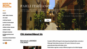 What Istitutomondoitaliano.org website looked like in 2019 (4 years ago)