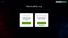 What Imarksweb.org website looked like in 2019 (4 years ago)