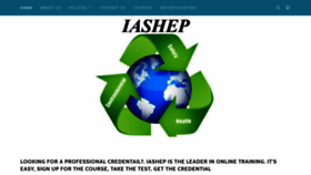 What Iashep.org website looked like in 2019 (4 years ago)