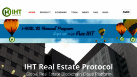 What Ihtcoin.com website looked like in 2019 (4 years ago)