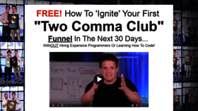 What Igniteyourfunnel.com website looked like in 2019 (4 years ago)