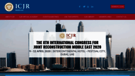 What Icjrmiddleeast.com website looked like in 2019 (4 years ago)