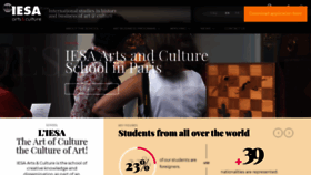 What Iesa.edu website looked like in 2019 (4 years ago)