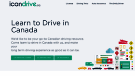 What Icandrive.ca website looked like in 2019 (4 years ago)