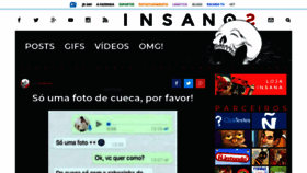 What Insanos.com.br website looked like in 2019 (4 years ago)