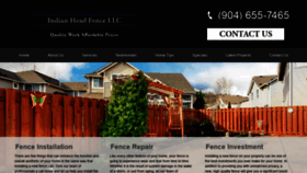 What Indianheadfence.com website looked like in 2019 (4 years ago)