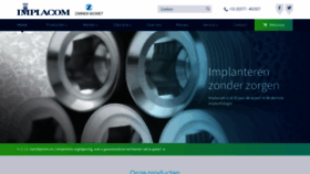 What Implacom.nl website looked like in 2019 (4 years ago)