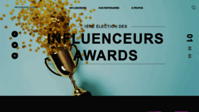 What Influenceursfamilyawards.com website looked like in 2019 (4 years ago)
