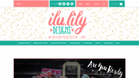 What Ilulily.com website looked like in 2019 (4 years ago)