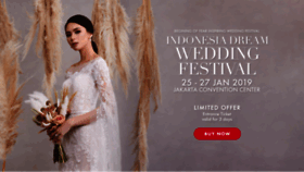 What Indonesiadreamweddingfestival.com website looked like in 2019 (4 years ago)