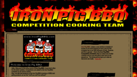 What Ironpigbbq.com website looked like in 2019 (4 years ago)